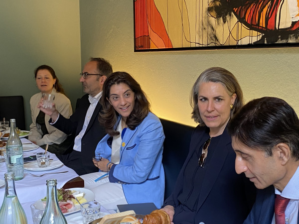 Roundtable discussion at ZIF's Advisory Board Meeting with Sanam Naraghi-Anderlini
