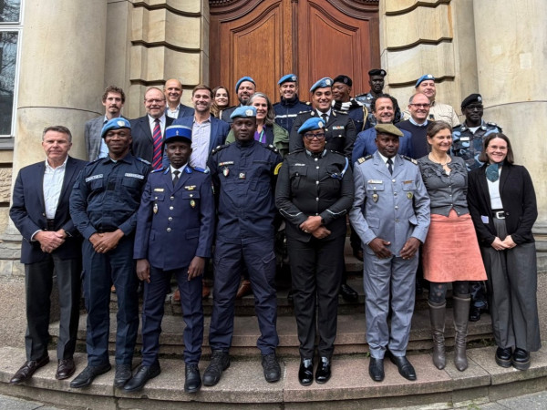 Workshop mit internationalen Polizeikräften im ZIF